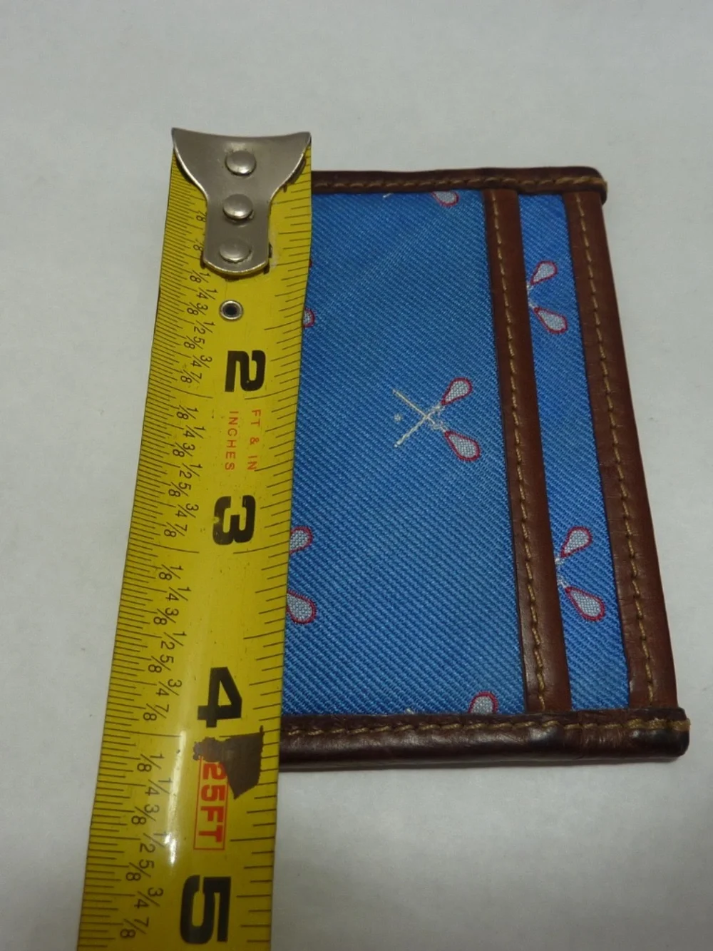 VINTAGE BIRD DOG BAY  LEATHER CREDIT CARD SLIM WALLET